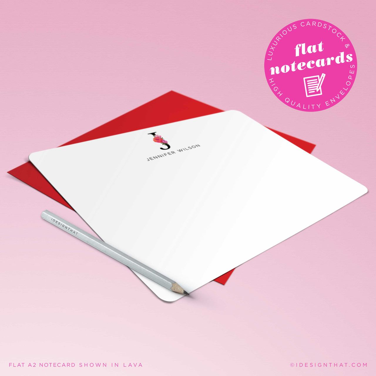 Thank You Cards with Delicate Floral Designs